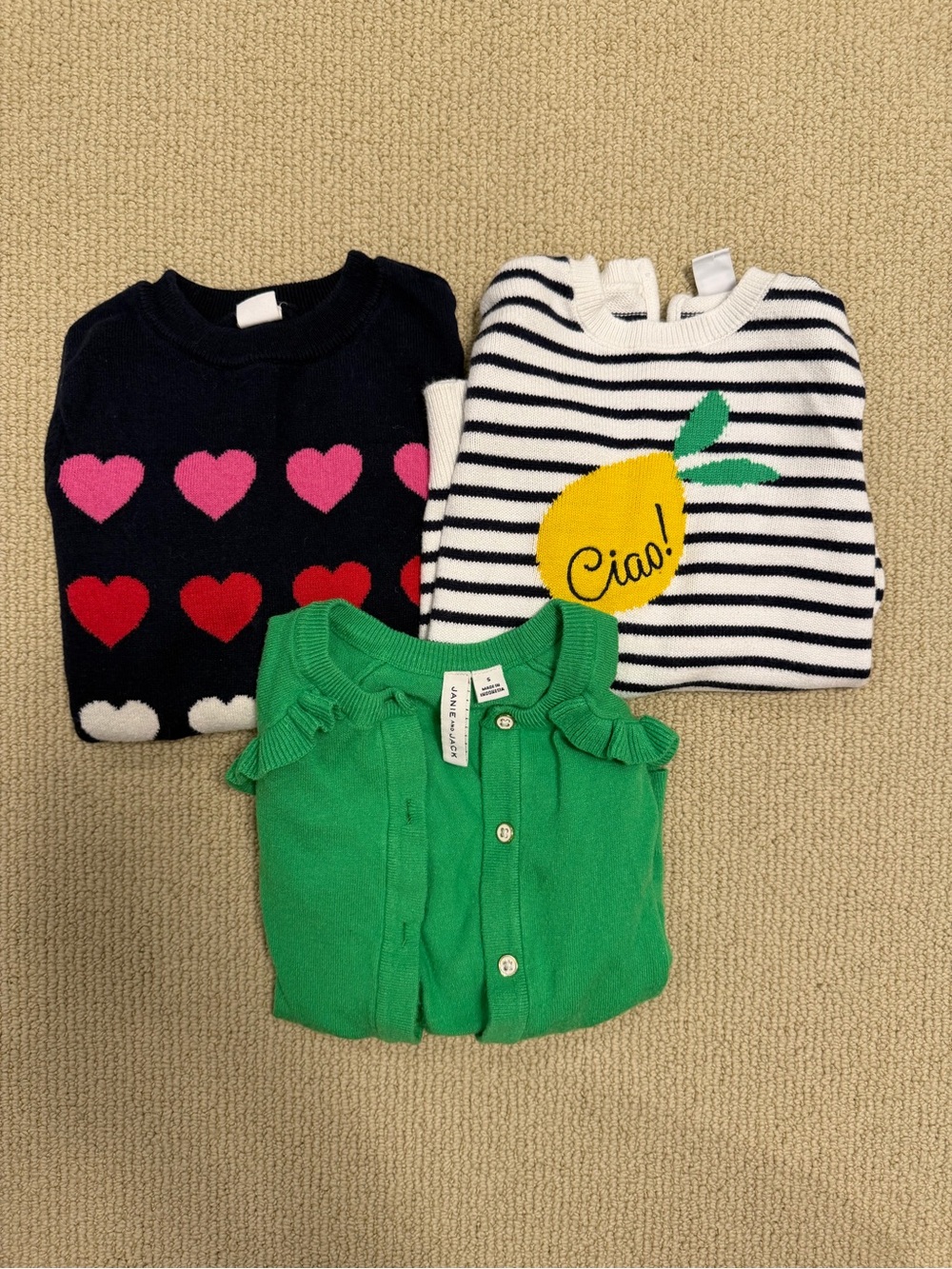Janie and Jack and Gap sweater bundle x3- 5t